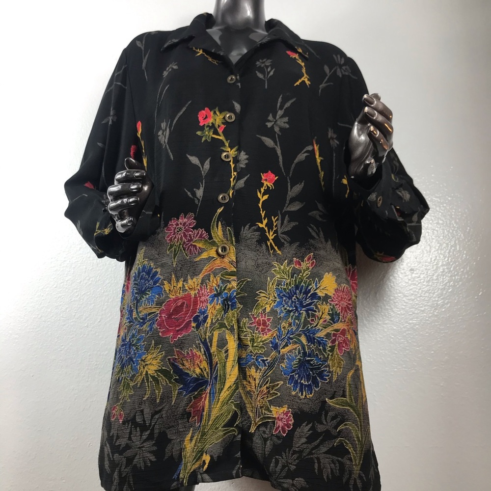 Saint Tropez Wear II Antique Bloom Blouse